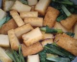 簡単5分！！厚揚げと小松菜の煮物作り方5写真