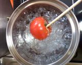 簡単♪トマトの鶏ガラスープ作り方4写真