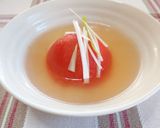簡単♪トマトの鶏ガラスープ作り方7写真