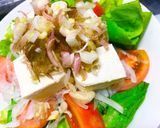 柚子胡椒ドレッシングの和風豆腐サラダ作り方7写真