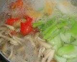 漢方医　薬膳！五色野菜の紅花ソースかけ作り方3写真