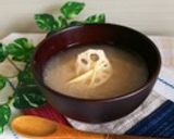 蓮根と生姜のすり流し汁　咳の特効薬！？作り方7写真