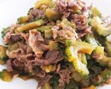 ゴーヤの牛肉焼き肉のタレ炒め作り方5写真