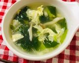 小松菜ときのこ♪中華風たまごスープ♡作り方6写真