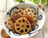 レンコンと蒟蒻のニンニク醤油煮♪作り方4写真