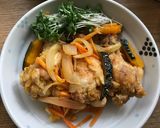 野菜たっぷり♪根菜と手羽元の甘酢漬け作り方6写真