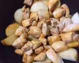 シャキむち！鶏胸と長芋のにんにく醤油炒め作り方5写真