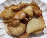 シャキむち！鶏胸と長芋のにんにく醤油炒め作り方6写真