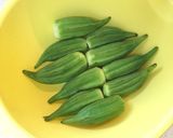 ダビデの星（オクラ）の簡単ごま和え作り方4写真