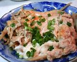 鶏ひき肉で柳川風？？？作り方5写真