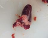 鶏レバーの甘辛生姜煮作り方1写真