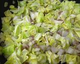 **キャベツと卵のチャーハン**作り方3写真