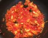 残った焼き魚で手軽に☆トマトソースパスタ作り方5写真