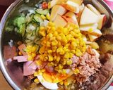 子供喜ぶ♪ポテチと林檎のポテトサラダ☆作り方7写真