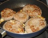 肉汁たっぷり豆腐ハンバーグ＆きのこソース作り方5写真
