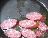 サラミのオムレツで食べ応えバゲットサンド作り方2写真