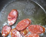 サラミのオムレツで食べ応えバゲットサンド作り方3写真