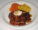 肉汁たっぷり豆腐ハンバーグ＆きのこソース作り方7写真