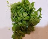 簡単!水菜とトマトのコンソメスープ!作り方1写真