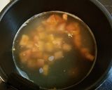 簡単!水菜とトマトのコンソメスープ!作り方2写真