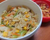 胡麻和えリメイク☆ショートパスタ＆和ドレ作り方3写真