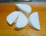 ▲●長芋と焼き豆腐と油揚げの煮物●▲作り方1写真
