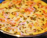 桜えびとセロリのぺったん焼き作り方5写真