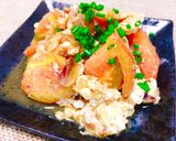 トマトとみょうがの卵炒め作り方6写真