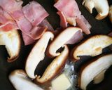 椎茸とベーコンのバター炒め作り方3写真