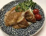 リンゴの豚肉肉巻き味噌煮作り方9写真