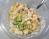 *りんご&チーズ入りポテトサラダ*作り方10写真