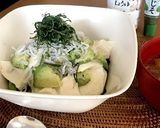 調理器具要らず！豆腐・アボガド・シラス丼作り方4写真