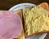 秋の味覚スイートポテサラでサンドイッチ作り方4写真