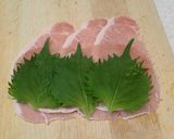 生ハムと青じその豚肉ロール作り方12写真