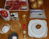 白滝入り牛丼(ダシダが決め手)作り方1写真