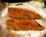 栗と鮭のおこわ作り方3写真