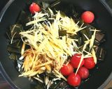 SDGs出し殻昆布、新生姜、トマトの佃煮作り方2写真