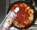 マーボー鶏♪カレー風味簡単トマト缶で作り方10写真