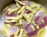 ☆じゃがいもベーコンチーズの重ね焼き☆作り方3写真