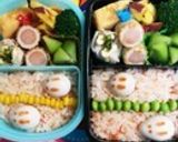そぼろごはんに　かわいい彩り♬作り方12写真