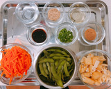 枝豆とにんじんの簡単まぜご飯作り方1写真