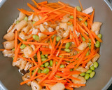 枝豆とにんじんの簡単まぜご飯作り方3写真
