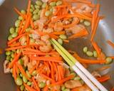 枝豆とにんじんの簡単まぜご飯作り方4写真