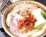 お手軽一人鍋☆ツナ缶入れて簡単キムチ鍋作り方3写真