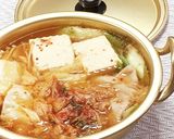 お手軽一人鍋☆ツナ缶入れて簡単キムチ鍋作り方4写真