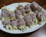 キャベツのポーク巻きの蒸し焼き作り方4写真