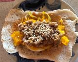 ハロウィン仕様！納豆とかぼちゃのトースト作り方1写真