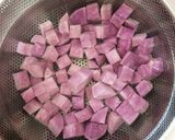 たっぷり☆紫芋の蒸しパン作り方1写真