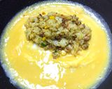 カレーピラフのオムライス～クリームソース作り方10写真