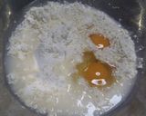 オクラと間引き菜入り…お好み焼き作り方1写真